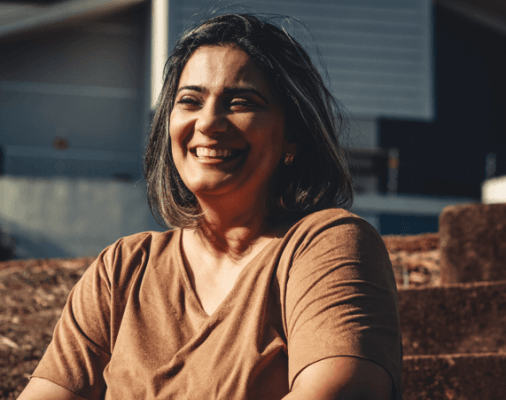 Menopausa, Senhora a sorrir